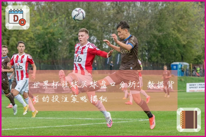 世界杯让球买球盘口分析:数据背后的投注策略揭秘